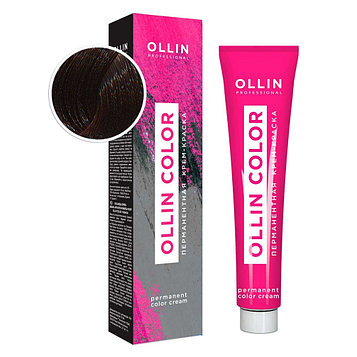 Ollin Professional ПЕРМАНЕНТНАЯ КРЕМ-КРАСКА ДЛЯ ВОЛОС COLOR (3/0 ТЕМНЫЙ ШАТЕН) 60мл.