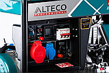 Дизельный генератор ALTECO ADG 7500 TE ( 5 кВт | 220В/380В | бак, л 12.5 | 523 см³ | Вес, кг 100 | ручной, электростартер), фото 6