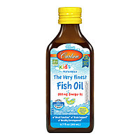 Рыбий жир для детей Carlson Labs с лимонным вкусом The Very Finest Fish Oil