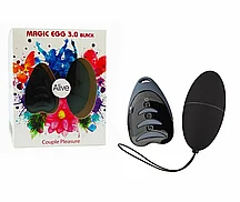 Виброяйцо Magic Egg черный с пультом ДУ от Alive