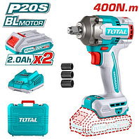 Total гайковерт TIWLI2040 (кейс, зарядное устройство, два аккумулятора, сменные головки)