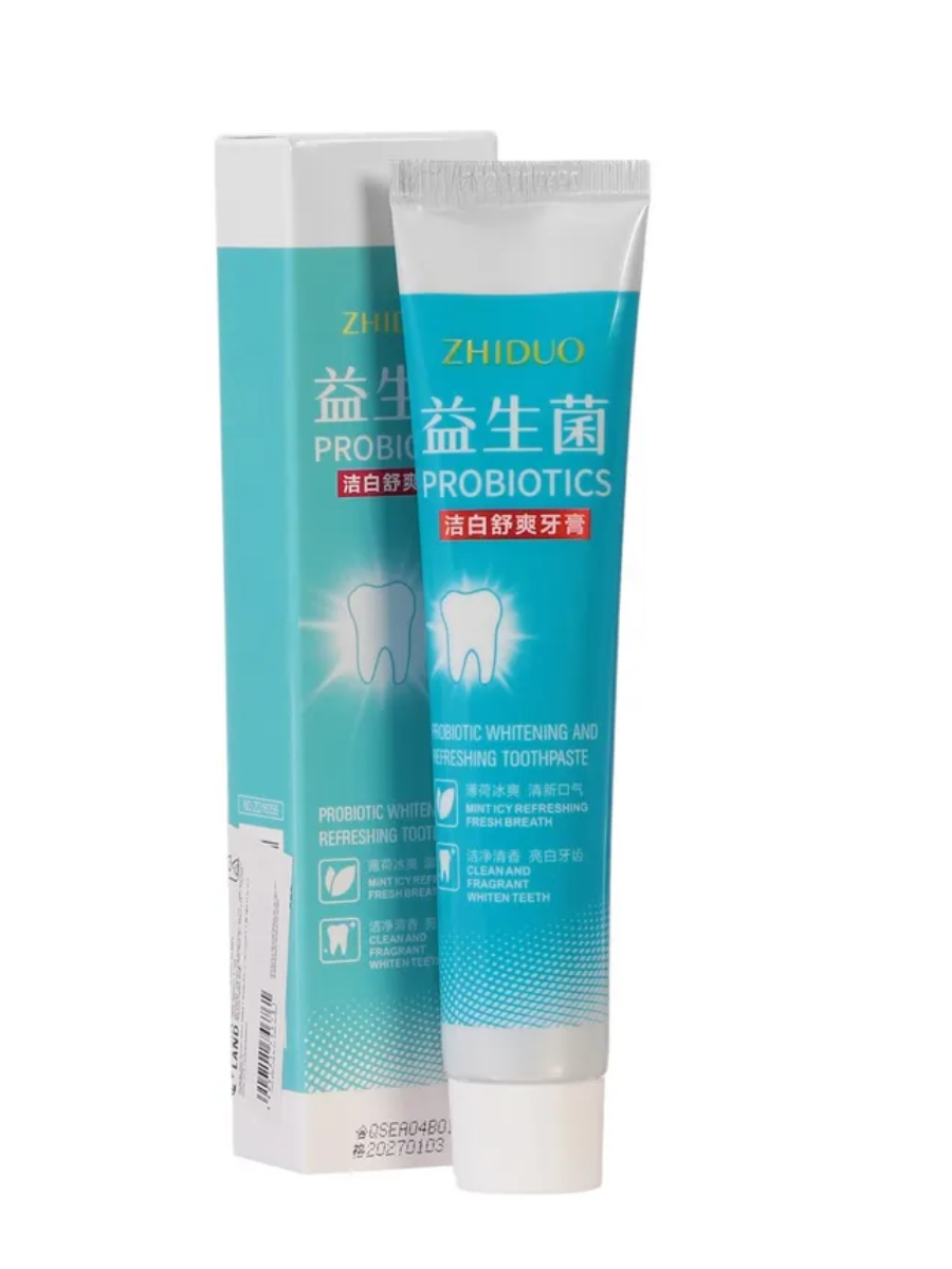 Зубная паста с пробиотиками «Отбеливание и свежесть», 100 г, фото 1
