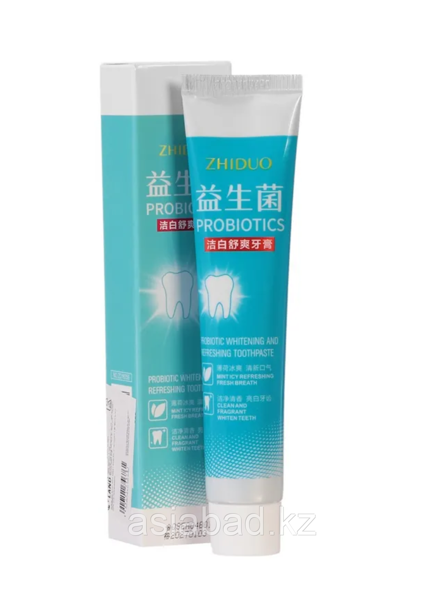 Зубная паста с пробиотиками «Отбеливание и свежесть», 100 г, фото 1