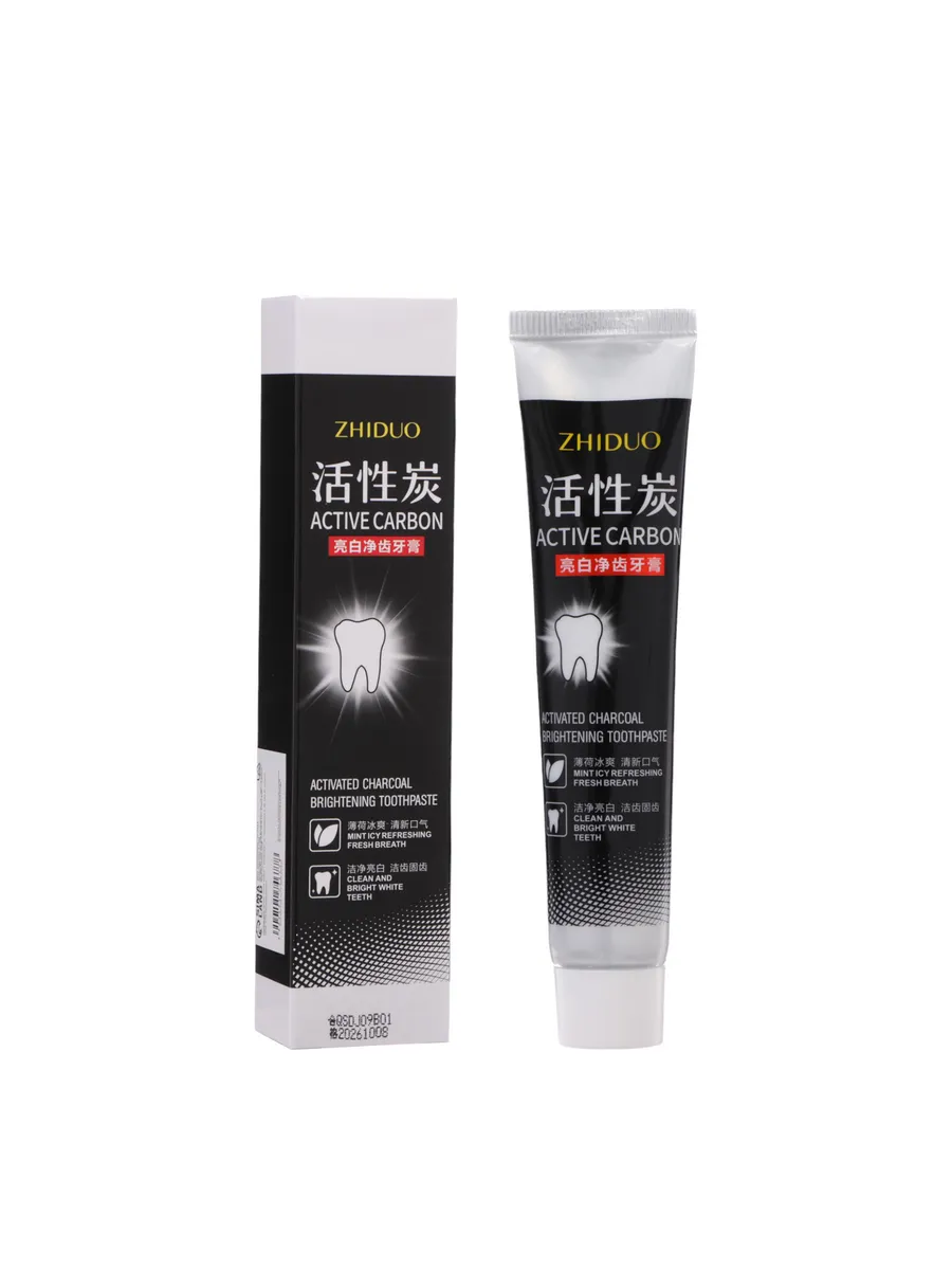 Зубная паста от желтизны с углем, 100 г, фото 1