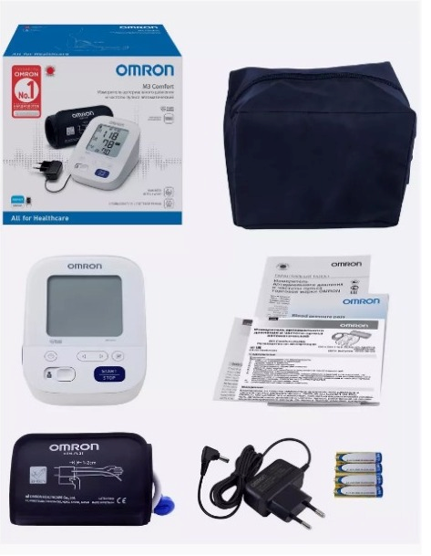 Тонометр автоматический электронный Omron M3 Comfort ALRU