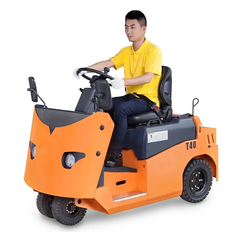 Zowell Forklift Электрический тягач с сиденьем — 2 тонны, рулевое колесо