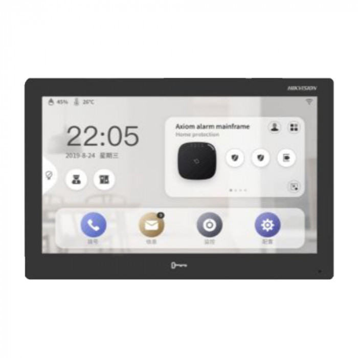 Монитор видеодомофона Hikvision DS-KH9510-WTE1(B)(Black)