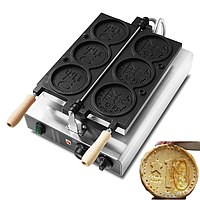 Вафельница Таяки золотая монета ZH-1108M