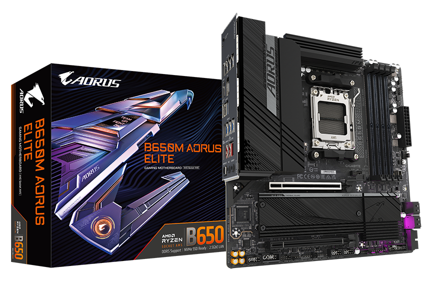 Материнская плата GIGABYTE B650M AORUS ELITE