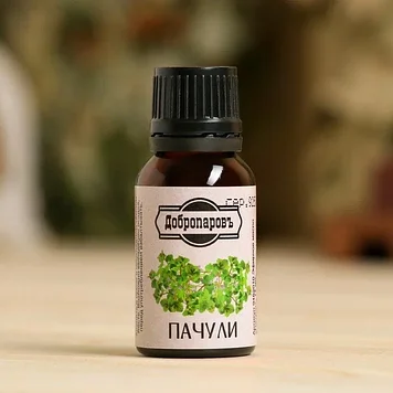 Добропаровъ - Эфирное масло "Пачули" флакон-капельница 17 мл