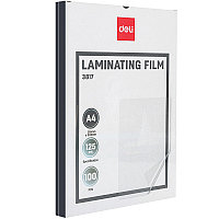 Пленка для ламинирования Deli А4, 125 мкм, глянец, 100 штук в упаковке