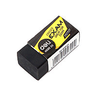 Ластик DELI "Exam", прямоугольный, черный (33х15х12 мм)