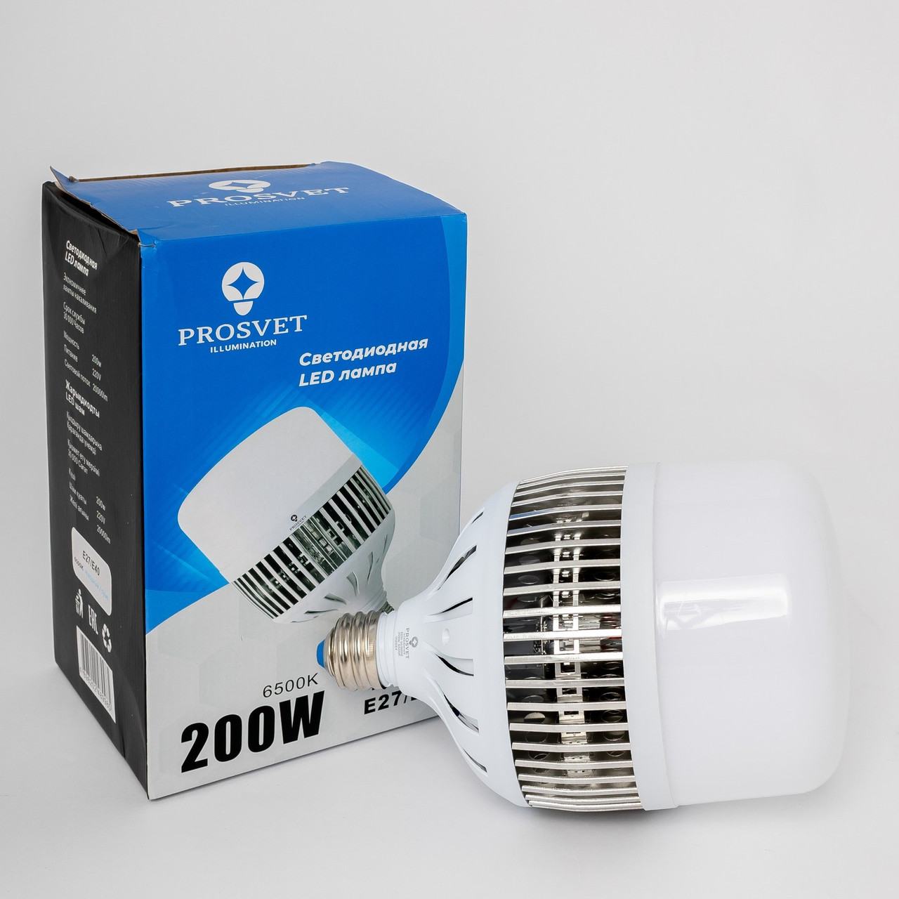 LED лампа T6 200W E27/E40 6500K PROSVET