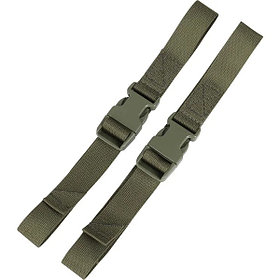 Крепежная стропа 25 мм с фастексом Duraflex 120 см 2шт оливковый (OneSize)