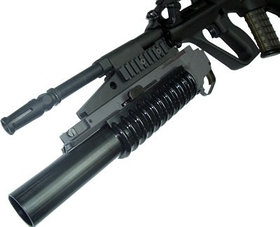 King Arms Крепление для гранатомета на AUG M203PI Черный (Арт.: HNS-KA-SK-02)