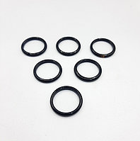 Кольцо из черного агата