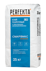 Клей плиточный с увеличенным открытым временем Смартфикс C0 E, 25 кг