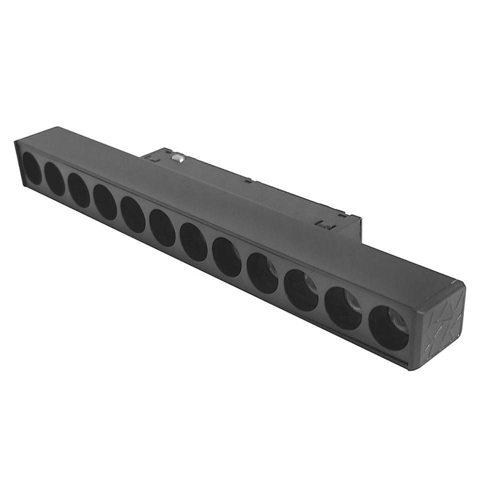Магнитный трековый светильник линейный с линзами 12W 22CM PRO