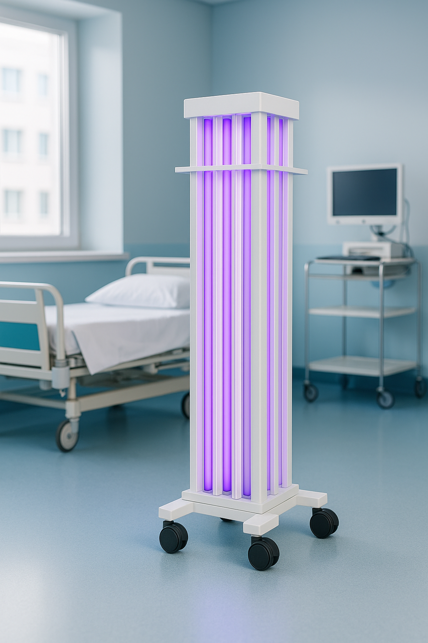 Облучатели бактерицидные передвижные ОБНП 2(2х30-01) исполнение 8, фото 1