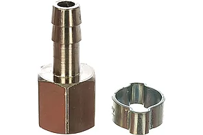 Переходник 1/4"F - елочка (8 мм; обжимное кольцо 8х13 мм) FUBAG 180251