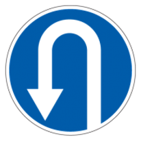 Знак дорожный 4.1.7д — Движение в обратном направлении