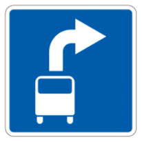 Знак дорожный 5.14.1д — Выделенная трамвайная полоса