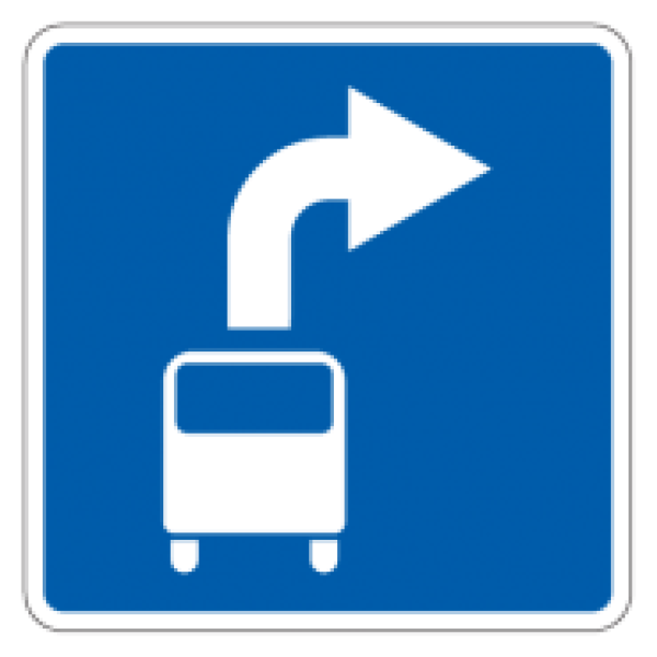 Знак дорожный 5.14.1д — Выделенная трамвайная полоса, фото 1