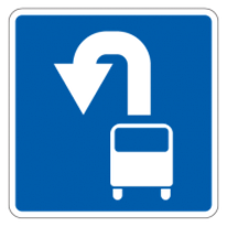 Знак дорожный 5.14.3д — Выделенная трамвайная полоса