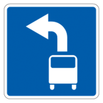 Знак дорожный 5.14.2д — Выделенная трамвайная полоса