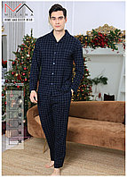 Пижама на пуговицах мужская трикотажная.