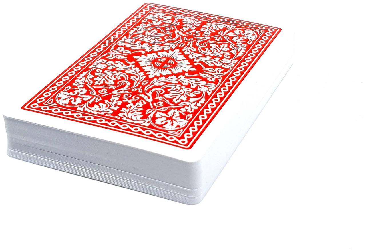 Карты CTL-RS025 Red для покера пластик 54 шт.