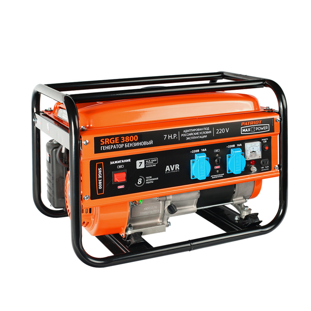 Генератор бензиновый PATRIOT Max Power SRGE 3800, фото 1