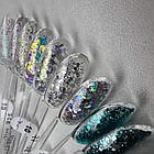 Палитра "веер" 50 типс форма "Миндаль" с бортиком, фото 7