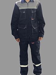 Костюм темно-синий летний