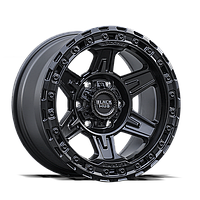 Диски BLACK MUD M8501CB R17, 8.5, CB100.1(106.1) ET- 0, 6x139.7 Matte Black