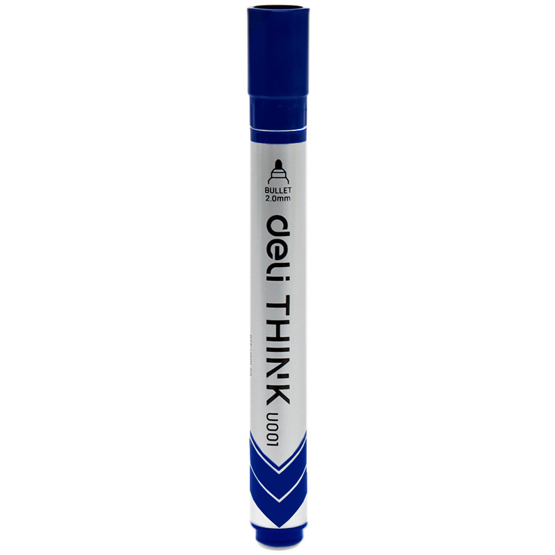 Маркер для доски DELI "Think" EU00130, синий, фото 1