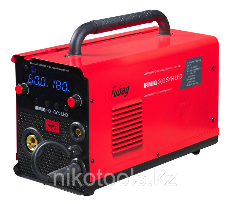Инвертор MIG-MAG Fubag IRMIG 200 SYN LED ( с горелкой 250А)
