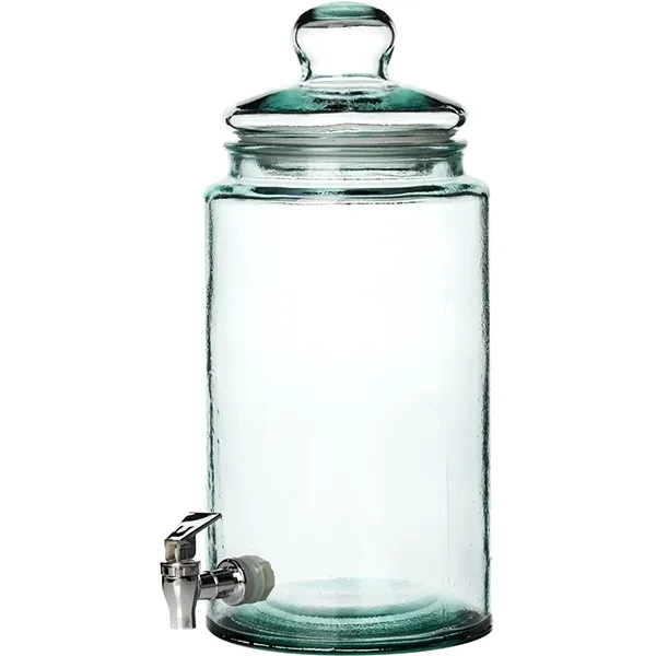 Диспенсер для холодных напитков круглая стекло 6л D=14,5/18,5,H=40см прозр., фото 1