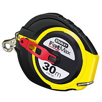 STANLEY, 0-34-134, РУЛЕТКА ИЗМЕРИТЕЛЬНАЯ ДЛИННАЯ "FATMAX" С МЕТАЛЛИЧЕСКИМ ПОЛОТНОМ 30М X 10MM