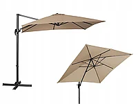 Зонт квадратный "Комфорт Lux" с вентиляцией (3х3м), бежевый (без камней)