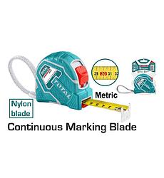 TMT126281M - "ТОТАL" Рулетка измерительная с автостопом 8м-25мм.