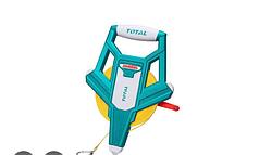 TMTF13506 - "ТОТАL" Мерная лента 50м, ширина полотная 12.5мм, полотно из стекловолокна.