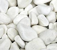Галька мраморная (галтованный камень фракции 60 - 120 ; 40-70мм. Декоративный щебень