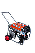 Генератор бензиновый TOR KM6500H 5,0 кВт 220В 27 л с электростартером и колесами