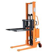 Штабелер комбинированный с ручным и электроподъемом 1,0 т 2,5 м TOR CTYC с раздвижными вилами