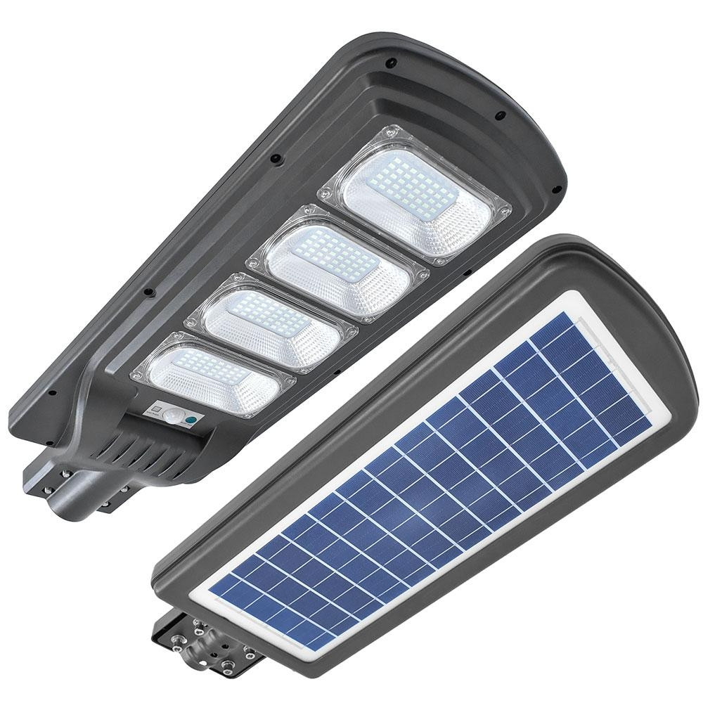 Светильник уличный на солнечной батарее с датчиком движения 200 ватт