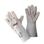 Краги спилковые сварщика белые Fubag