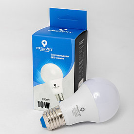 LED лампа А60 10W E27 6500K PROSVET