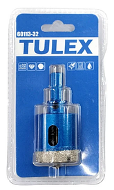 Шыныға және керамикалық плиткаға арналған алмаз қашау 32мм Tulex 60113-32