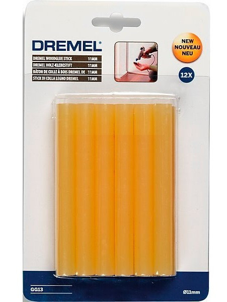 Dremel Ø 11x100 мм Набор клеевых стержней для дерева для клеевого пистолета